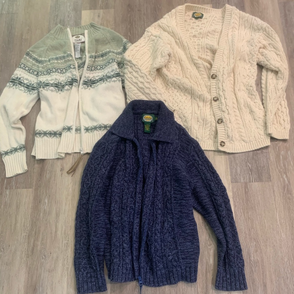 Lot of Cabela’s Women’s Sweaters Medium